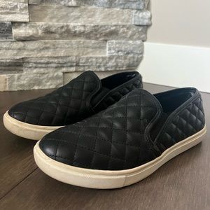 Steve Madden Leather Slip on Sneakers